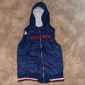 Tommy Hilfiger Reversible Puffer Vest Navy Gray M (8/10)